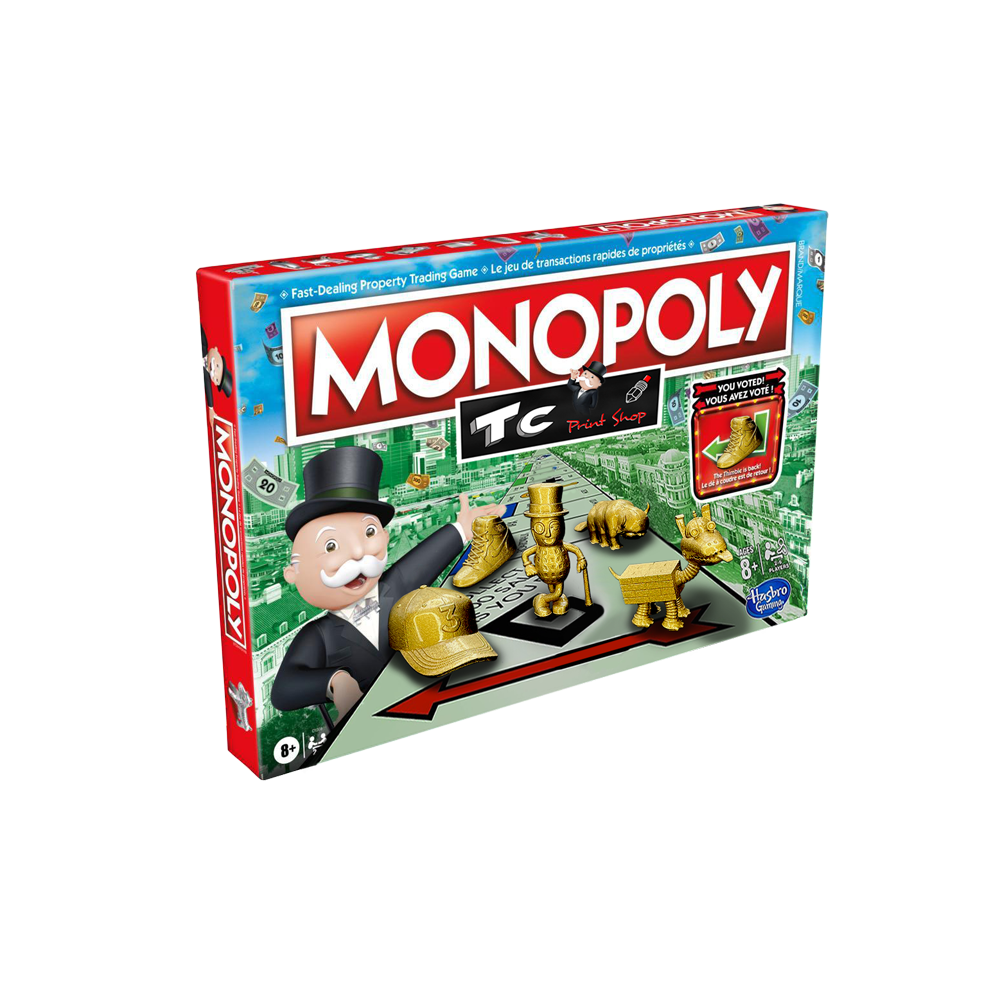 TC Print Shop's Presents - A Monopoly Piece Set